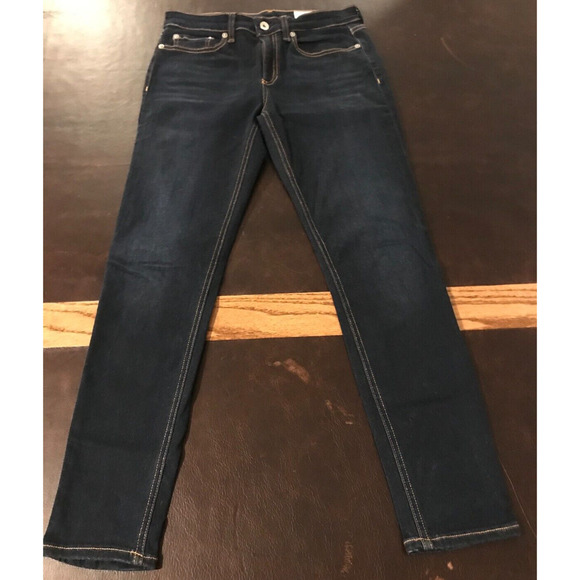 Rag & Bone Women's Cate Mid-Rise Ankle Skinny Carmen Color Jeans - Size 27 - Picture 1 of 13